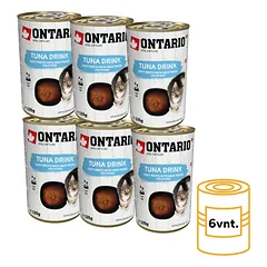 ONTARIO Kitten Tuna Drink – sriuba kačiukams su tunu, 135g*6vnt.