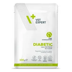 VetExpert VD Cat Diabetic 12x100 g konservai katėms