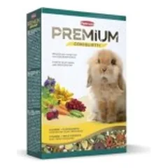 Maistas triušiams su vaisiais ir daržovėmis Premium Coniglietti 500 g