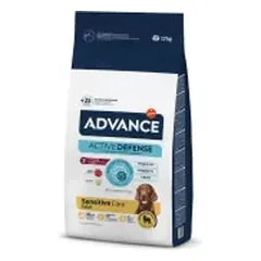 ADVANCE Sensitive Medium & Maxi sausas pašaras su ėriena ir ryžiais šunims
