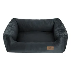 RECOBED Welur Plus sofa pilka L 100x80cm