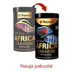 Tropical Soft Line Africa Carnivore minkštas maistas visaėdėms ir mėsėdėms Afrikos žuvims 100 ml — 3 nuotrauka