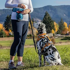Kurgo RSG Active Belt - bėgimo diržas šunims, Niebieski — 2 nuotrauka