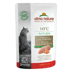 Almo Nature HFC Natural vištiena su krevetėmis, drėgnas maistas katėms 55 g