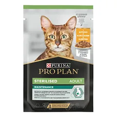Purina Pro Plan Adult Sterilised Maintenance su vištiena, drėgnas maistas katėms 85 g