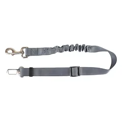 Flamingo Auto Saugos Diržo Adapteris Ruka Shock Absorber Grey elastingas saugos diržas šunims su amortizatoriumi, 60-80 cm / 25 mm — 1 nuotrauka