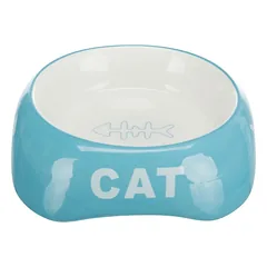 TRIXIE Cat Dubenėlis, žuvies kaulas, keramika, 0.2 l, 13 cm (pak.4)