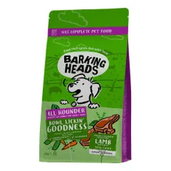 Barking Heads Bowl Lickin Goodness sausas pašaras su ėriena šunims - Pet24