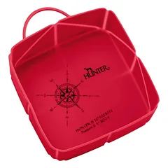 HUNTER kelioninis dubenelis iš silikono, sulankstomas, 590 ml, raudonas