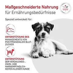 Royal Canin Veterinary Canine Glycobalance Small Dog sausas maistas šunims, 1,5 - 2,9 kg — 2 nuotrauka