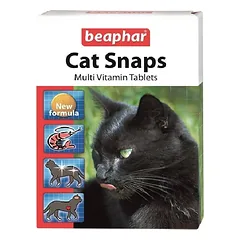Beaphar Cat Snaps vitaminizuotas papildas katėms su krevetėmis, 75 tabletės