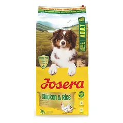 Josera Chicken and Rice A/S sausas pašaras šunims su paukštiena ir ryžiais, 12,5 kg