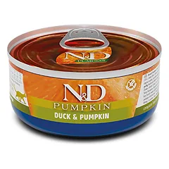 FARMINA N&D PUMPKIN – CAT Wet Duck&Pumpkin ADULT 70 g (pak.24)