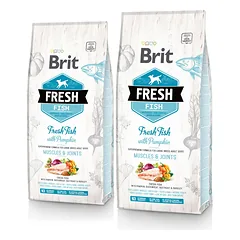 BRIT Fresh fish with pumpkin adult large 24 kg (2 x 12 kg)