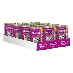 Whiskas Nassfutter 1+ Dosen 12 x 400 g