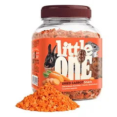 Little one skanėstas graužikams džiovintos morkos, 200 g