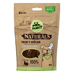 Mr.Bandit Naturals triušienos juostelės, skanėstai šunims 80 g