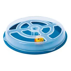Georplast VERTIGO interaktyvus žaislas katėms su kamuoliuku, d=29 cm, h=5 cm, įvairių spalvų — 4 nuotrauka
