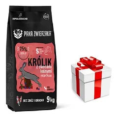 Paka Zwierzaka - Seventh heaven - Triušis su miško gėrybėmis 9 kg + Staigmena ŠUNIUI