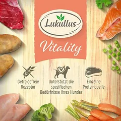 Lukullus judrumo palaikymas: jautiena (be grūdų), drėgnas maistas šunims, > 500 g — 2 nuotrauka