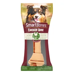 SmartBones Chicken Bones kaulas su vištiena didelių veislių šunims, 1 vnt.