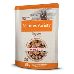 Nature's Variety Med/Max Adult Beef begrūdis, drėgnas maistas šunims, 300 g