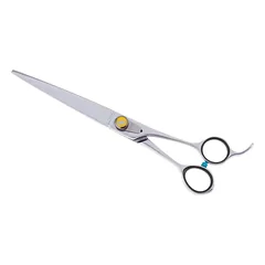 Geib Crab Straight Scissors Level 2 - high-quality straight scissors for pet grooming with a single-sided micro-grind.