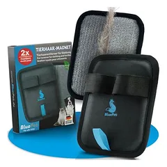 BluePet Fellhandschuh, Tierhaarentferner Handschuh, Fell Magnet Tierhaare