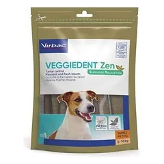 VIRBAC - Zahnpflege-Leckerlis für Hunde - 10 kg - VEGGIEDENT ZEN S
