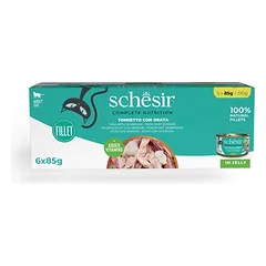 Schesir Complete Nutrition Filet drebučiuose, drėgnas maistas katėms, ekonominė pakuotė 24 x 85 g — 2 nuotrauka