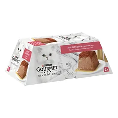 GOURMET Revelations Mousse Salmon (2x57g) drėgnas kačių ėdalas