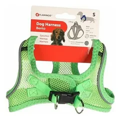 Flamingo Dog Harness Step&Go Bento Green S 30-35cm 37-40cm