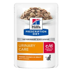 Hills Prescription Diet Cat C/D Urinary Care Stress with Chicken 12x85 g