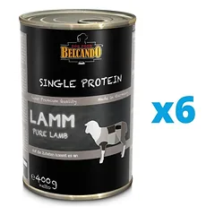 BELCANDO Single Protein ėriena  6x400 g šlapias šunų maistas