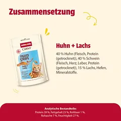animonda Carny Adult Meaty Strips, skanėstai katėms — 3 nuotrauka