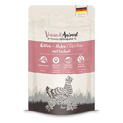 Venandi Animal Kitten drėgnas maistas kačiukams, ekonominė pakuotė 24 x 125 g, 100 - 199 g — 2 nuotrauka