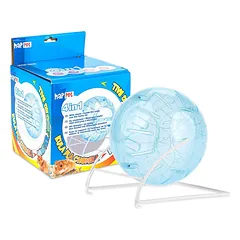 Happet kamuolys graužikui mėlynas, 4in1, 11 cm