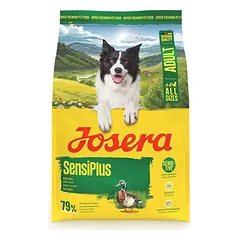 Josera SensiPlus sausas pašaras jautriems šunims su antiena, 3 kg