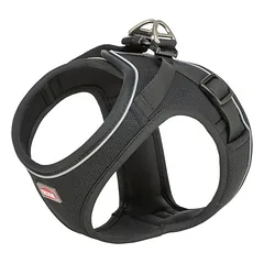 Trixie kvėpuojančios petnešos šunims su reguliuojama pilvo juosta, juoda, S, 45–48 cm/20 mm — 4 nuotrauka