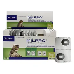 Mažų veislių kačių ir ne mažiau kaip 0,5 kg sveriančių kačių tabletės nuo kirmėlių 4mg/10mg