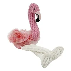 HAP pliušinis, cypiantis flamingas žaislas šunims, 45 cm