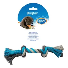 Duvo+ žaislas šunims Knot medvilnė, pilkas/mėlynas, Matmenys: 20 cm — 3 nuotrauka