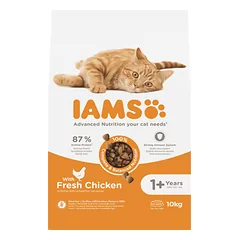 IAMS sausas maistas katėms su vištiena, 10 kg