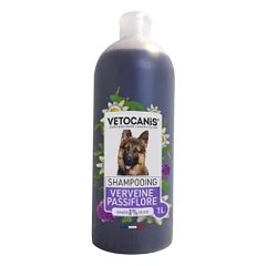 Vetocanis švelnus, pasiflorų kvapo šampūnas šunims, 1 l