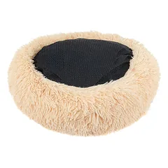 Minkštas pūkuotas guolis M 60cm smėlio spalvos — 2 nuotrauka