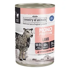 COUNTRY OF ANIMALS Cat Monoprotein Lamb 400g aviena, drėgna maistas katėms