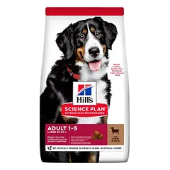 Hills Sience Plan Large Breed Canine Adult Lamb & Rice ėdalas šunims su ėriena ir ryžiais 14kg