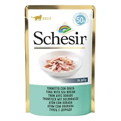 Schesir Tunas ir dorada želatinoje, 50 g