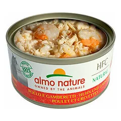 Almo Nature HFC Natural vištiena su krevetėmis, drėgnas maistas katėms 70 g — 3 nuotrauka