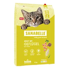 SANABELLE Classic Adult with Poultry 10 kg sausa maistas su paukštiena suaugusiems katėms